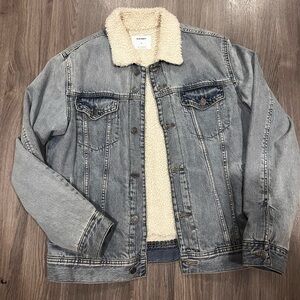 Sherpa Blue Denim Jacket

Old navy size M
